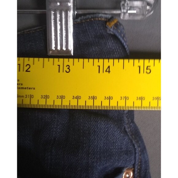 Old Navy Distressed Denim Mini Skirt Womens Size 8 Y2K Medium Wash - Picture 5 of 7